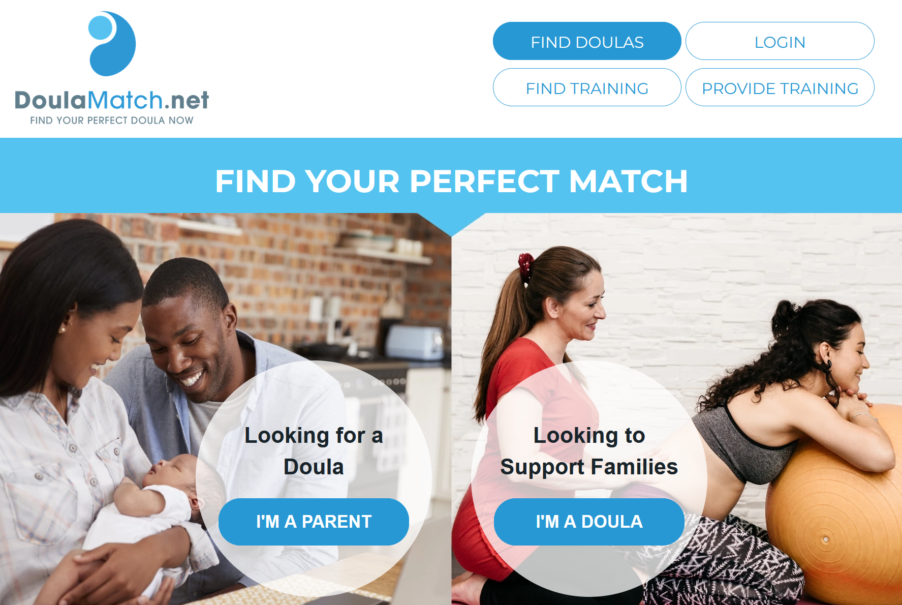 DoulaMatch:  a website for families to find doulas