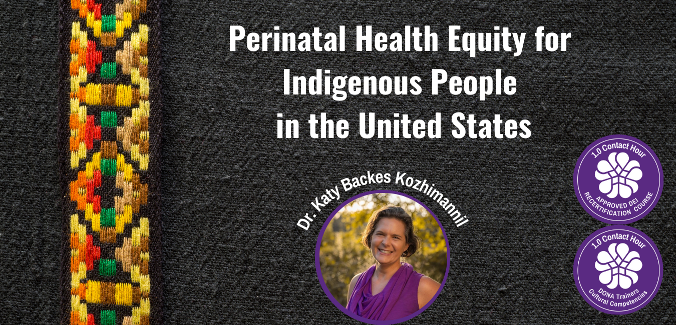 Welcome and Keynote: Perinatal Health Equity for Indigenous People in the United States