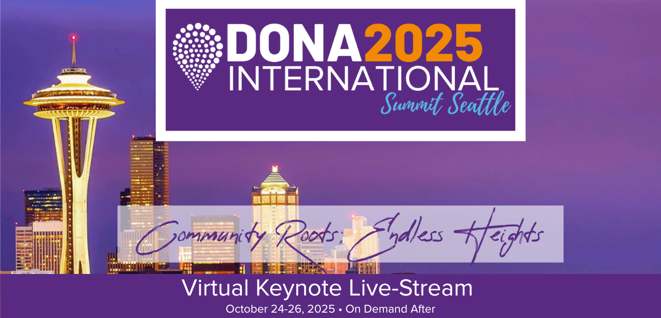 DONA Summit Keynote's LIVE